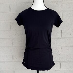 Athleta Black Short Sleeve Women's Tee